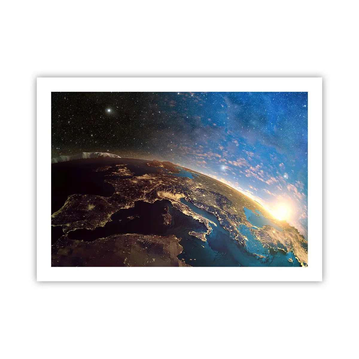 Póster - Mirémonos a nosotros mismos desde la distancia - 70x50 cm
