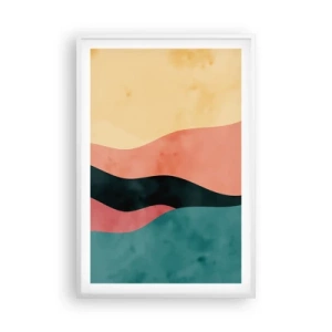 Póster en marco blanco - Discordia compatible - 61x91 cm