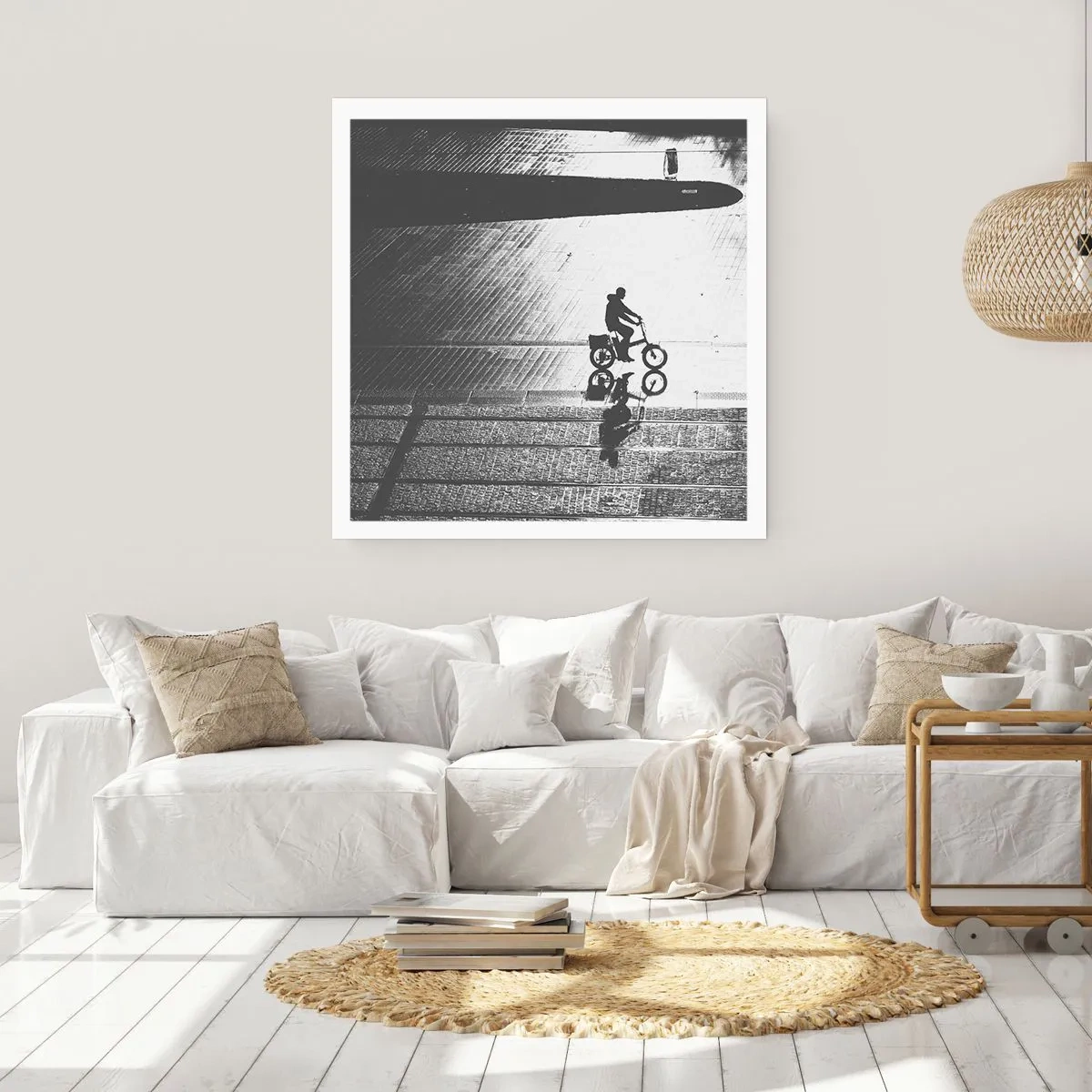 Póster - Adelante, a través de la ciudad - 60x60 cm