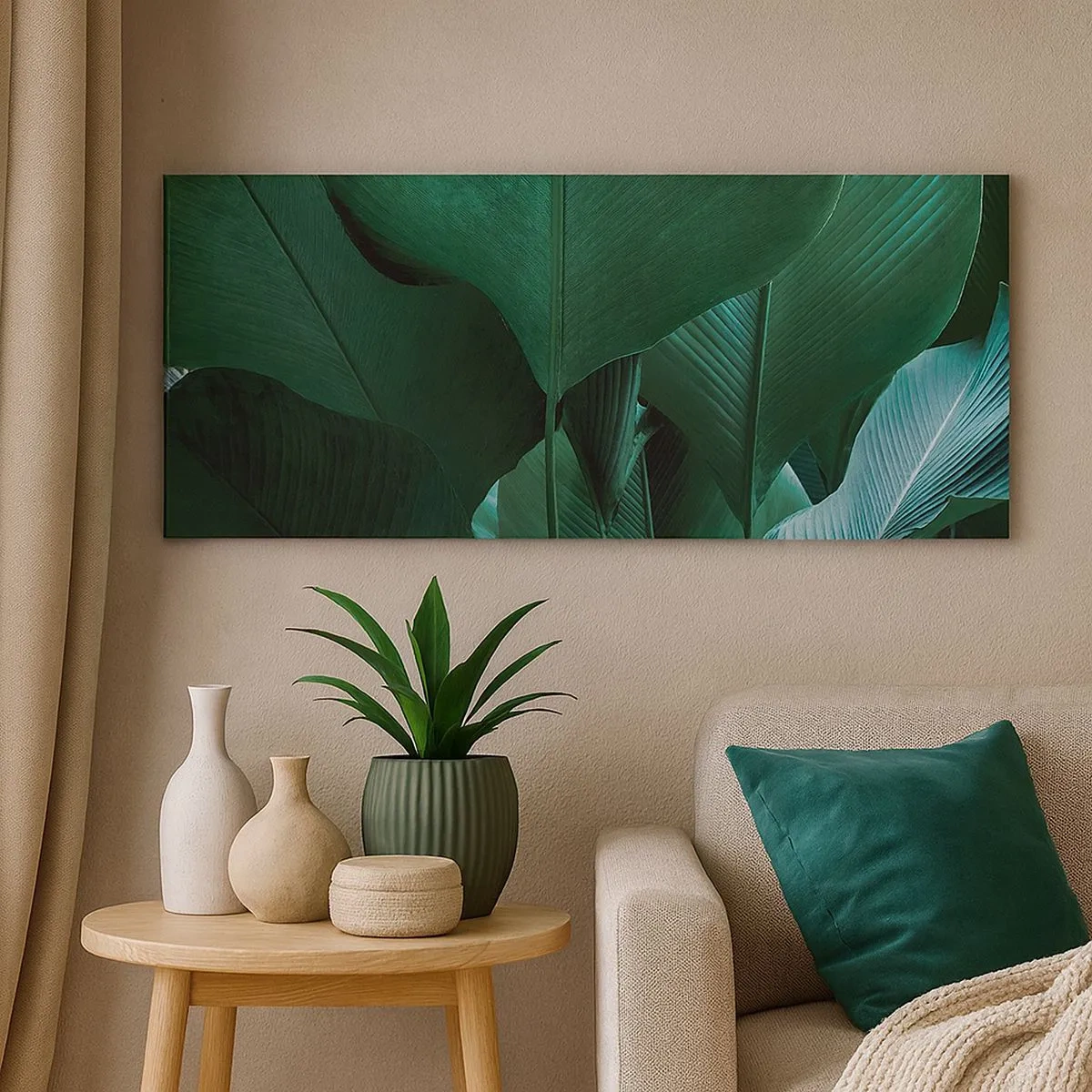 Cuadro sobre lienzo - Impresión de Imagen - De cara a la luz - 100x40 cm