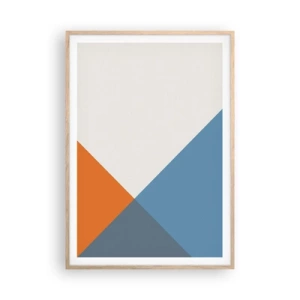 Póster en marco roble claro - Desde el punto de vista de... - 70x100 cm