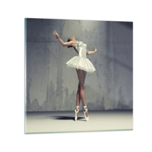 Cuadro sobre vidrio - Impresiones sobre Vidrio - Ligero como un pájaro - 70x70 cm