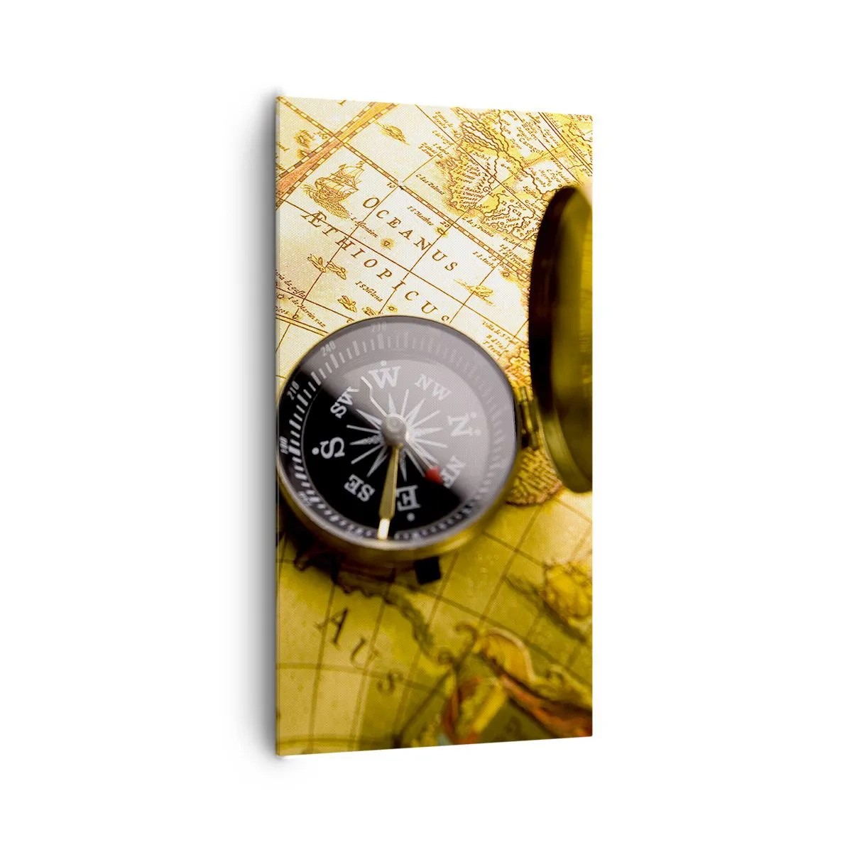 Cuadro sobre lienzo - Impresión de Imagen - ¿Hasta el fin del mundo? - 65x120 cm