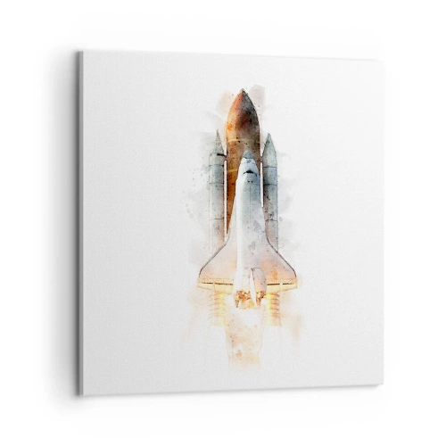 Cuadro sobre lienzo - Impresión de Imagen - El comienzo de la exploración - 60x60 cm