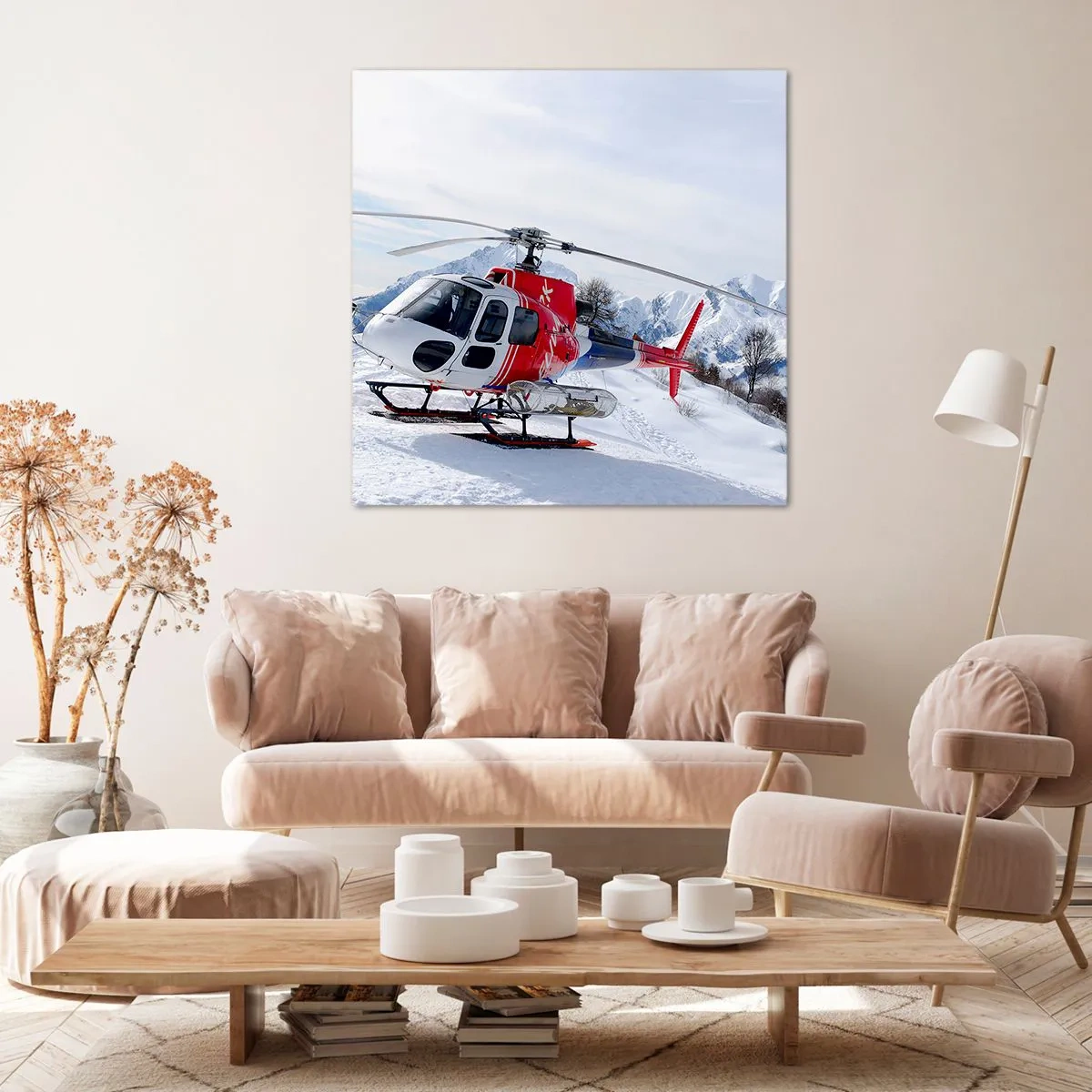 Cuadro sobre lienzo - Impresión de Imagen - Siempre listo - 40x40 cm