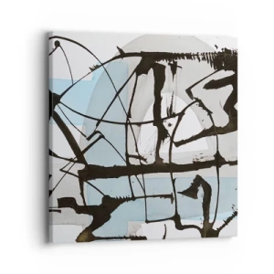 Cuadro sobre lienzo - Impresión de Imagen - Azul a pesar de todo - 40x40 cm