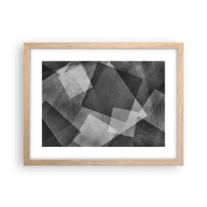 Póster en marco roble claro - Un símbolo eterno de permanencia y orden - 40x30 cm