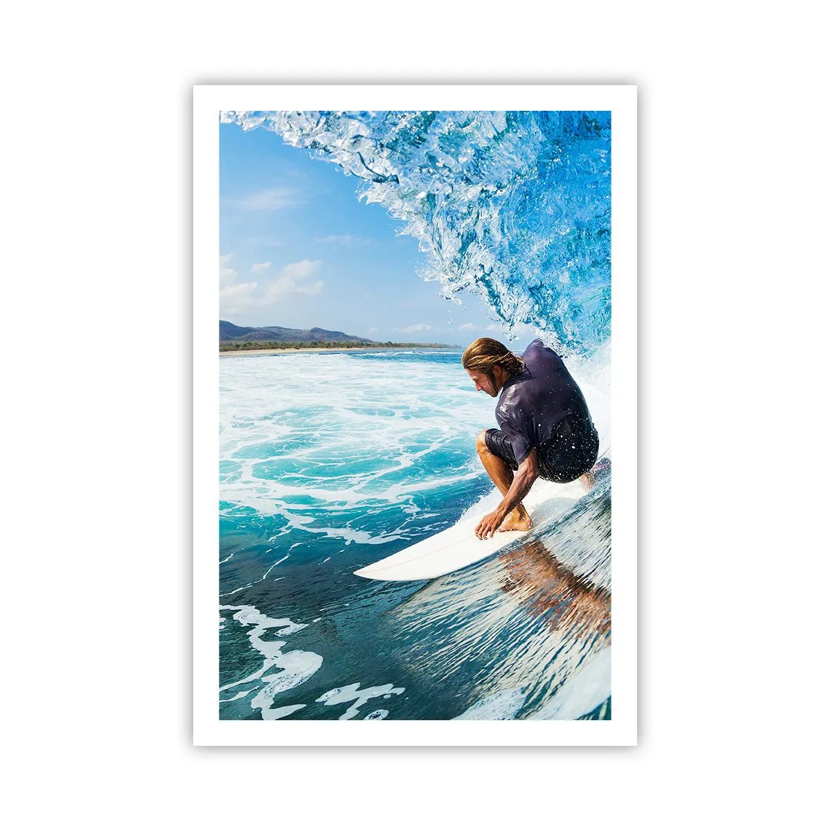 Póster - Bailando con las olas - 61x91 cm