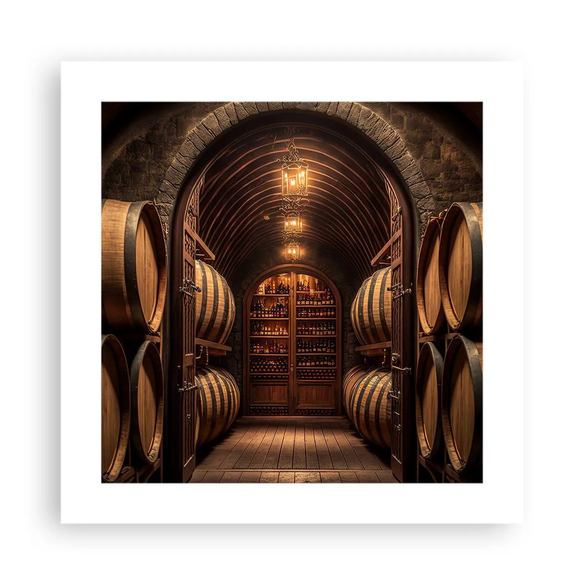 Póster - Sótano atmosférico - 40x40 cm