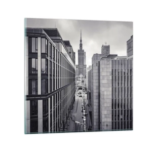 Cuadro sobre vidrio - Impresiones sobre Vidrio - Valle de Varsovia - 40x40 cm