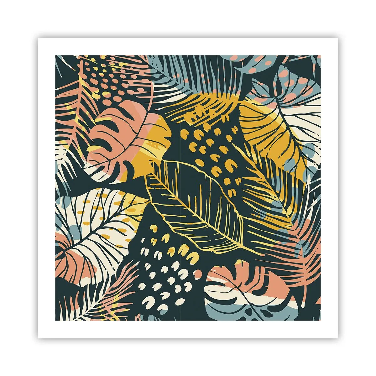 Póster - Una frondosa fantasía - 60x60 cm