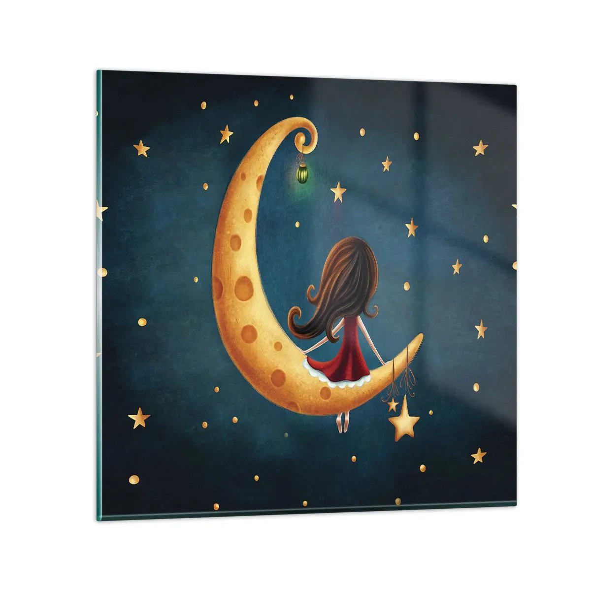 Cuadro sobre vidrio - Impresiones sobre Vidrio - Érase una vez... - 60x60 cm