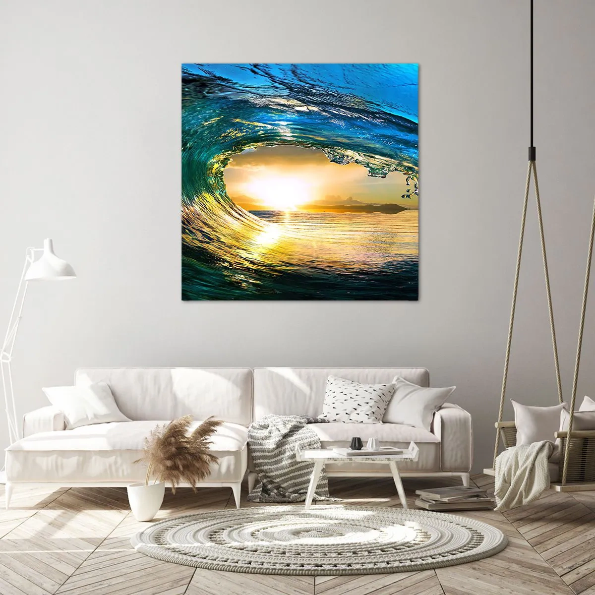 Cuadro sobre lienzo - Impresión de Imagen - Ojo de esperanza - 60x60 cm