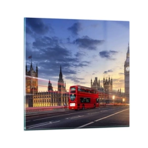 Cuadro sobre vidrio - Impresiones sobre Vidrio - Lo más característico - 70x70 cm