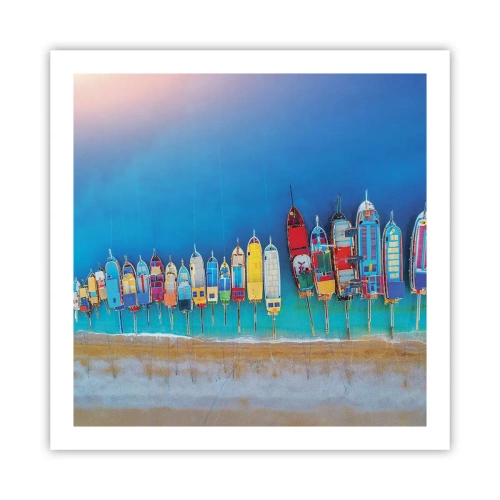 Póster - A vista de pájaro - 60x60 cm