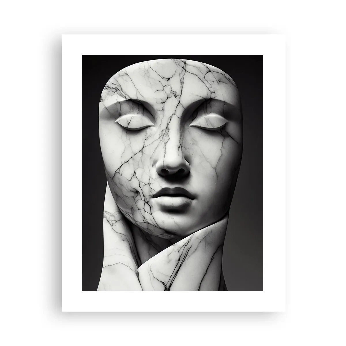 Póster - Formas de mármol - 40x50 cm
