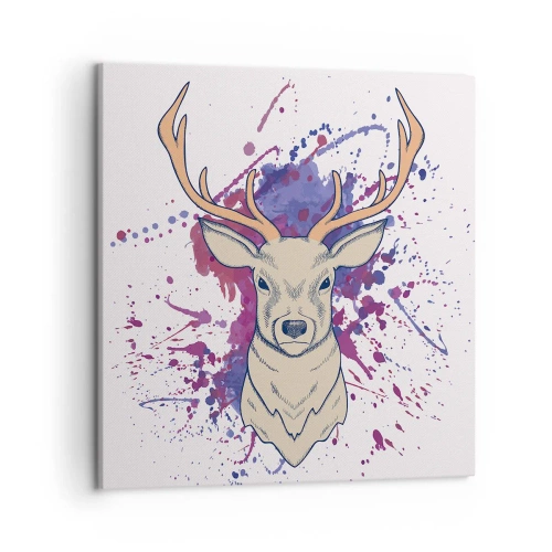 Cuadro sobre lienzo - Impresión de Imagen - Valor y equilibrio - 50x50 cm