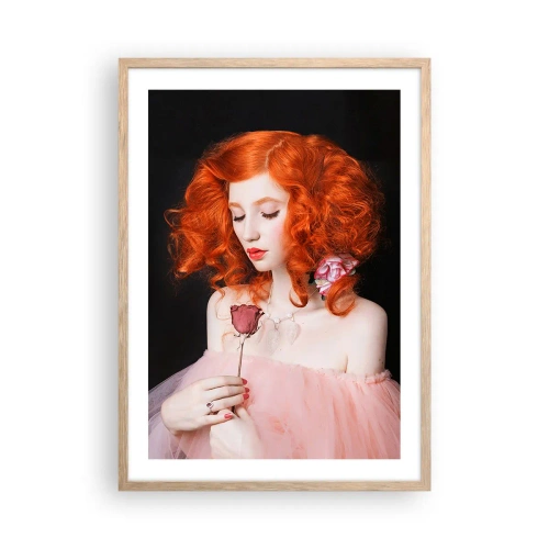 Póster en marco roble claro - En estilo barroco - 50x70 cm