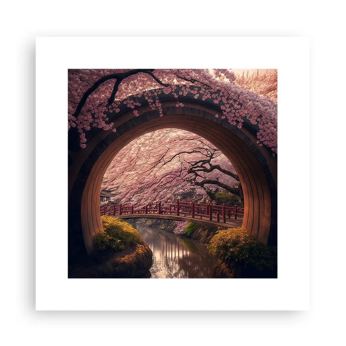Póster - Primavera japonesa - 30x30 cm