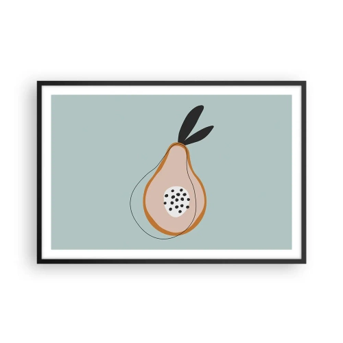 Póster en marco negro - El interior de la naturaleza - 91x61 cm