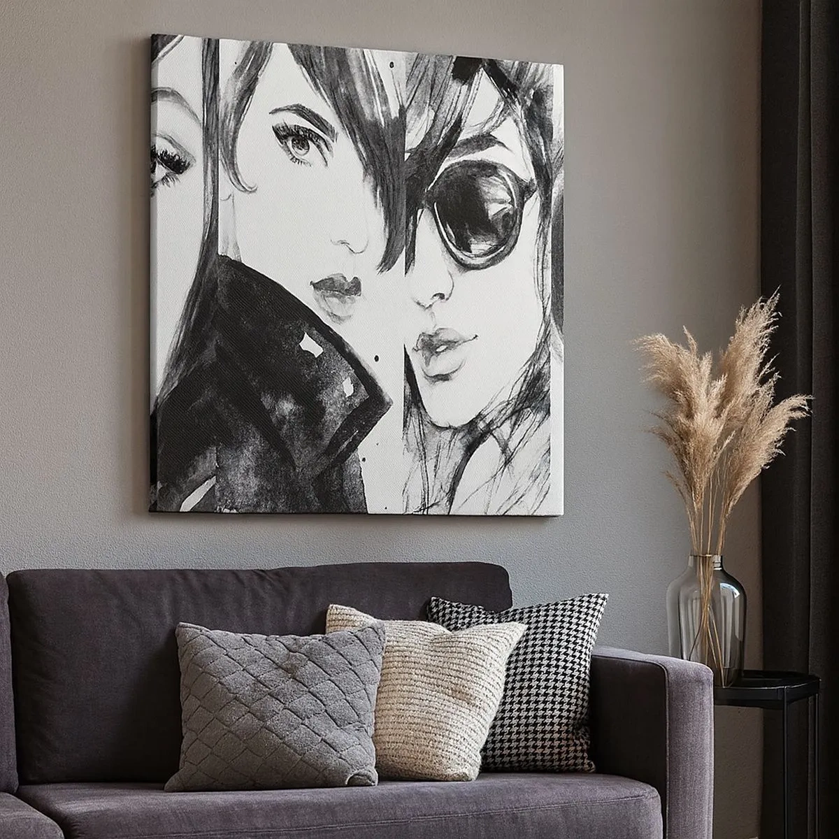 Cuadro sobre lienzo - Impresión de Imagen - La belleza multiplicada - 30x30 cm