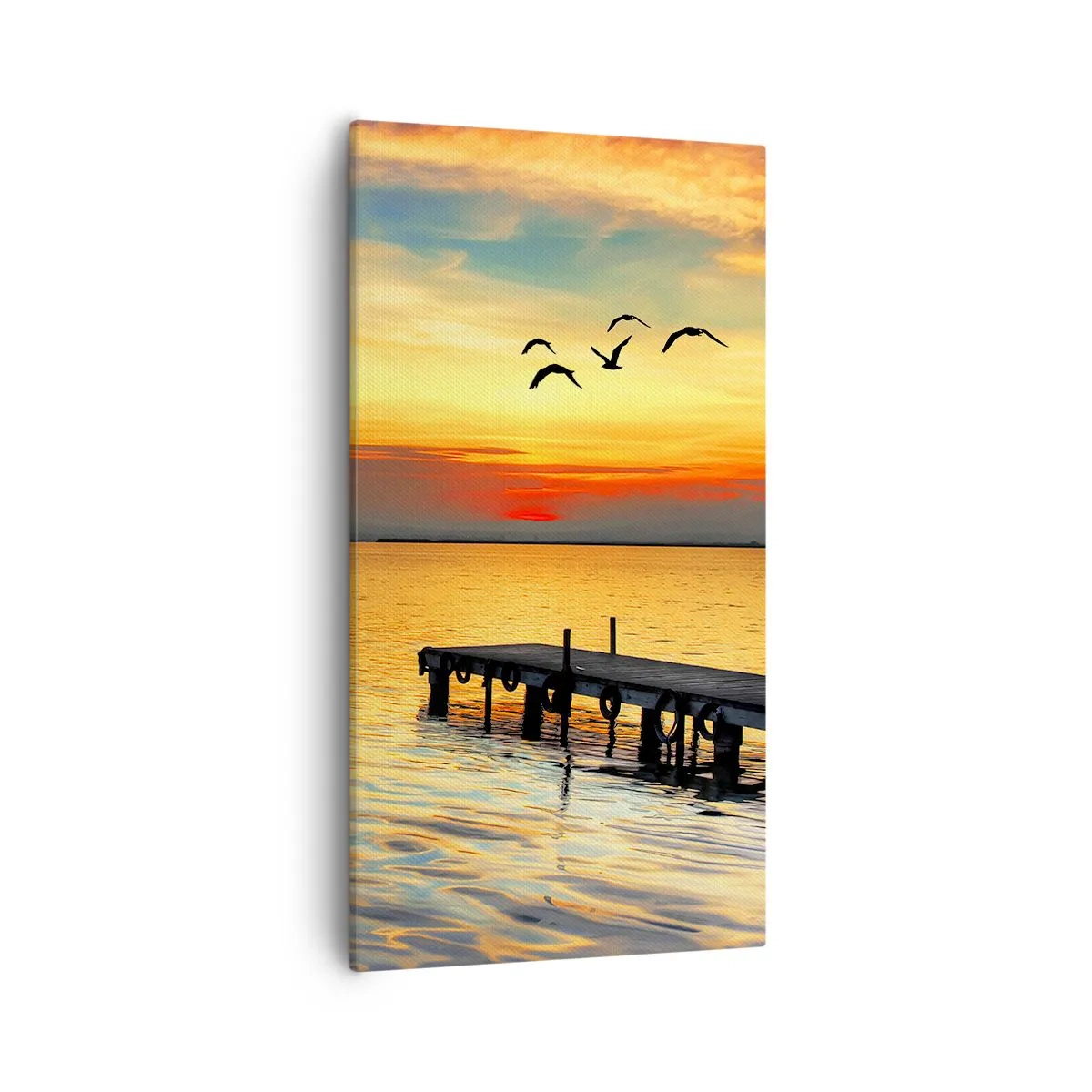 Cuadro sobre lienzo - Impresión de Imagen - Regresos nocturnos - 55x100 cm