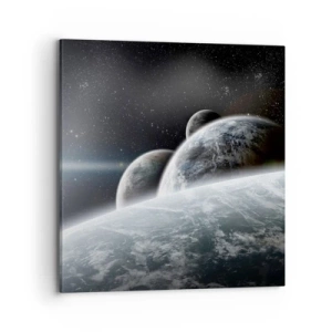 Cuadro sobre lienzo - Impresión de Imagen - Música cósmica de las esferas - 70x70 cm