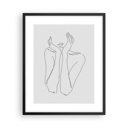 Póster en marco negro - Con qué sueñan las mujeres - 40x50 cm