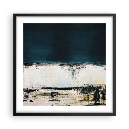 Póster en marco negro - Composición horizontal - 50x50 cm