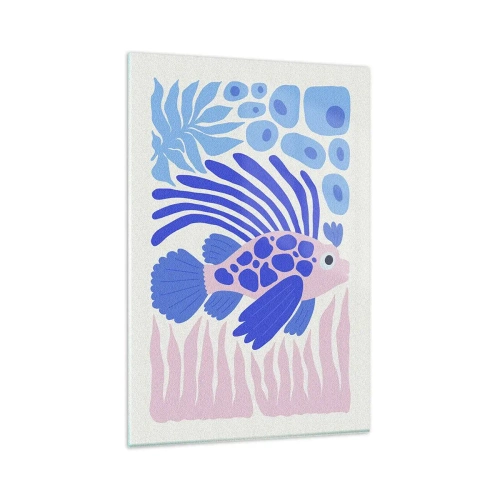 Cuadro sobre vidrio - Impresiones sobre Vidrio - En su mundo - 80x120 cm