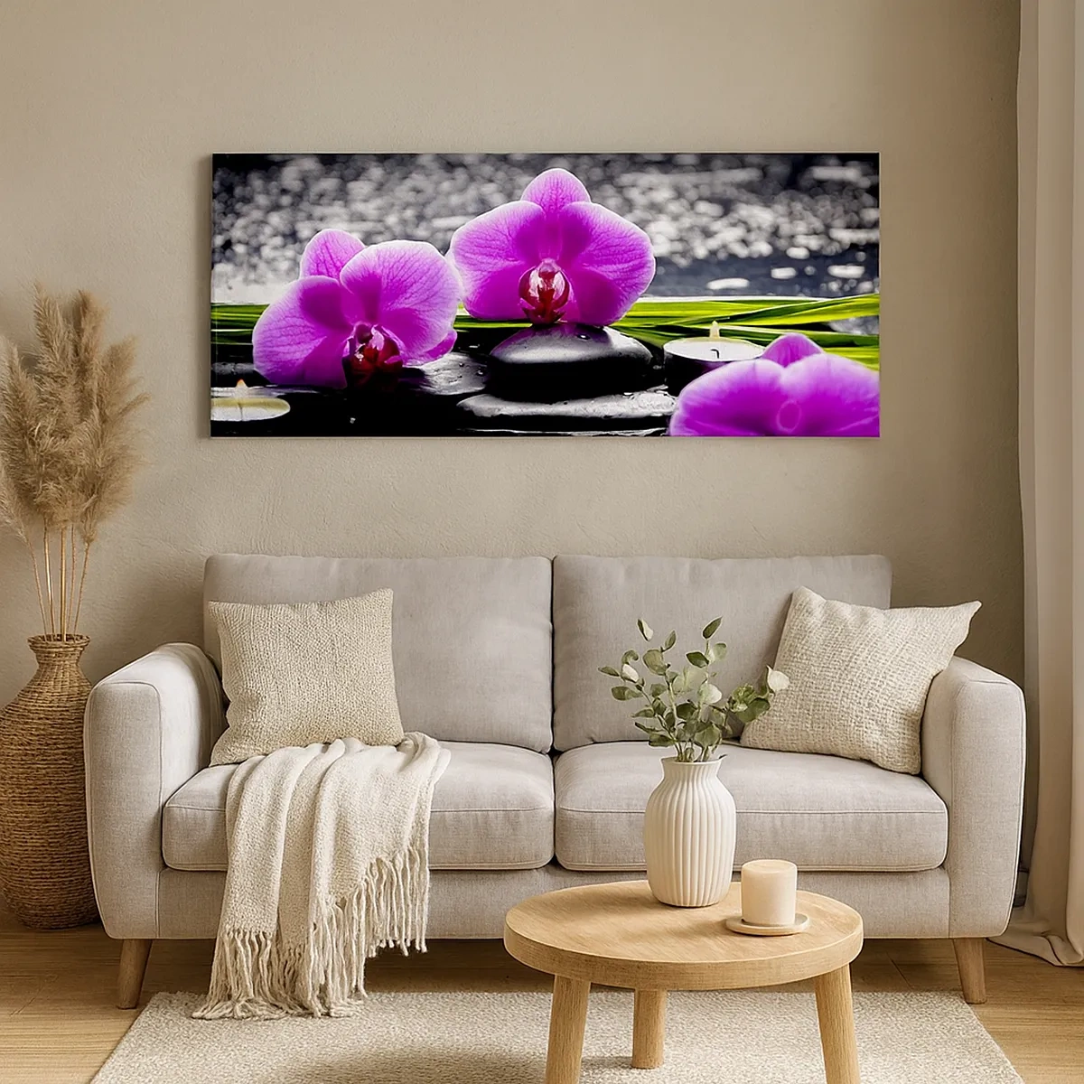 Cuadro sobre lienzo - Impresión de Imagen - Ahogarse en la paz y la tranquilidad - 30x30 cm