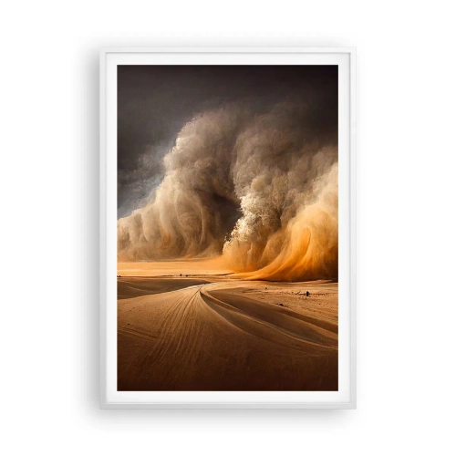 Póster en marco blanco - Ira del desierto - 70x100 cm