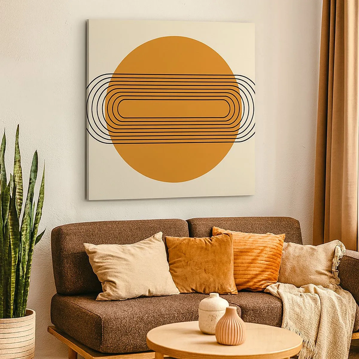 Cuadro sobre lienzo - Impresión de Imagen - El plan perfecto - 30x30 cm