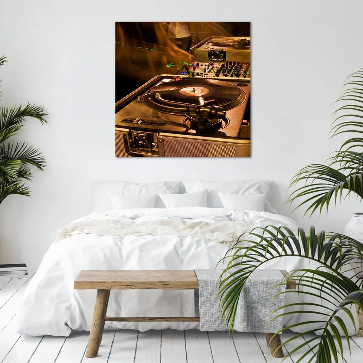 Cuadro sobre lienzo - Impresión de Imagen - ¿Puedes sentir el poder? - 70x70 cm