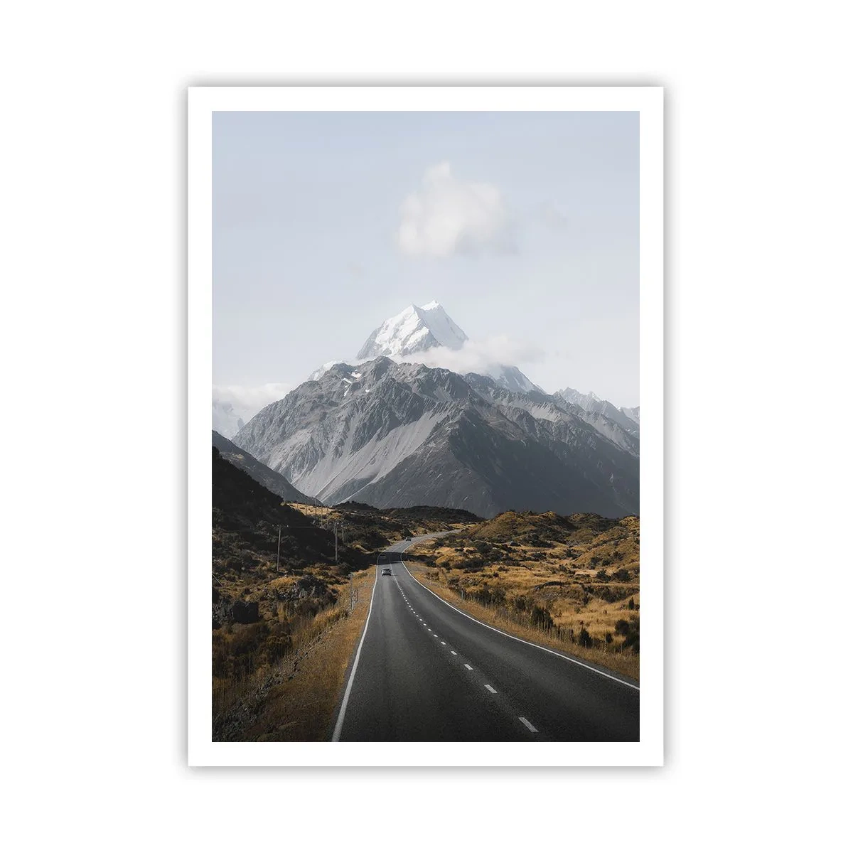 Póster - El camino al corazón de las montañas - 70x100 cm