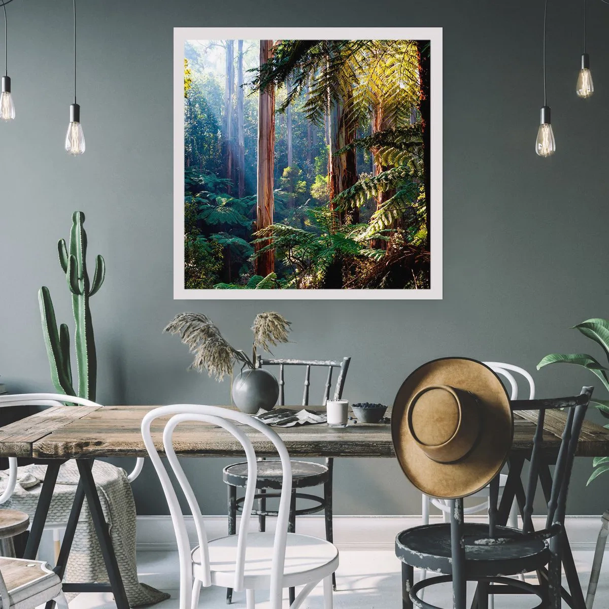 Póster - Un cuento de hadas del bosque - 60x60 cm