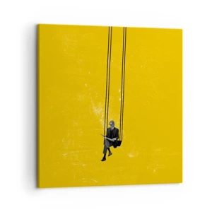 Cuadro sobre lienzo - Impresión de Imagen - Un día como cualquier otro - 60x60 cm