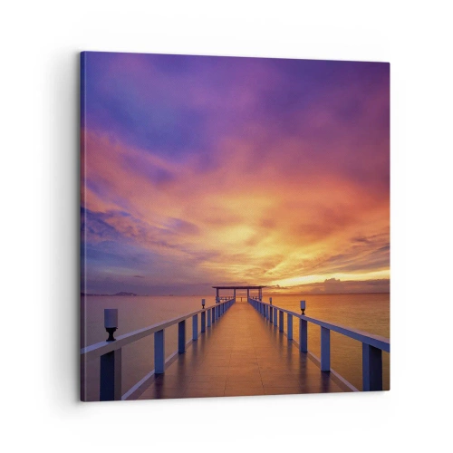 Cuadro sobre lienzo - Impresión de Imagen - Sin fin - 60x60 cm