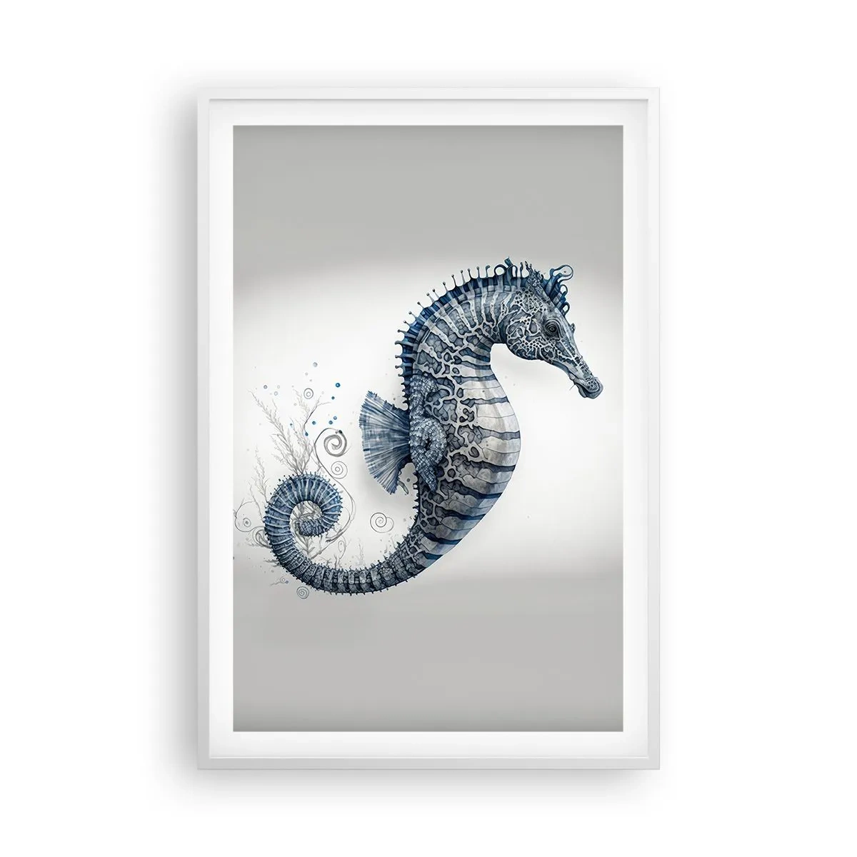 Póster en marco blanco - Una sutil broma de la naturaleza - 61x91 cm