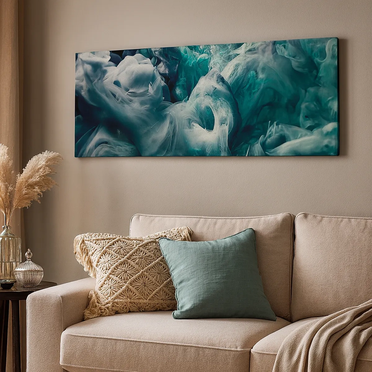 Cuadro sobre lienzo - Impresión de Imagen - Un movimiento de color - 30x30 cm