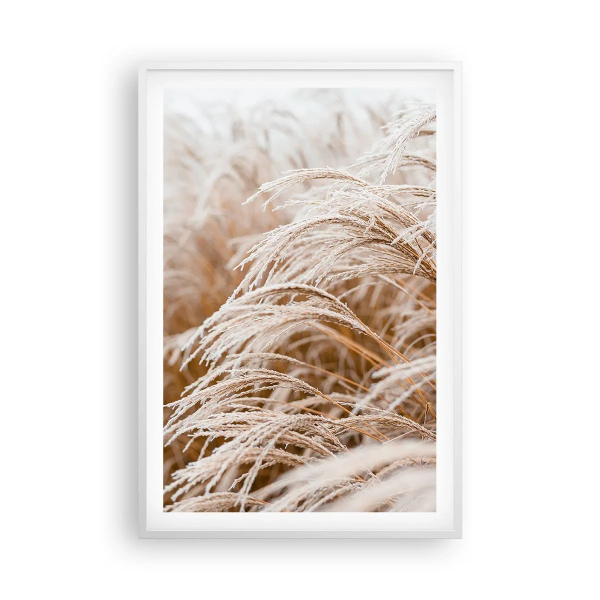 Póster en marco blanco - El sol de otoño - 61x91 cm