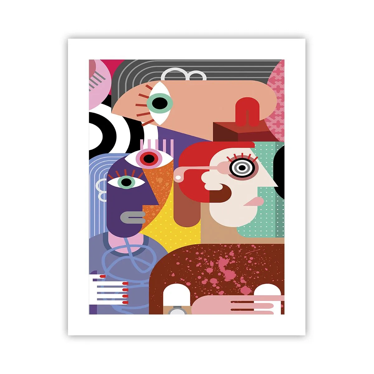Póster - Estilo Picasso - 40x50 cm
