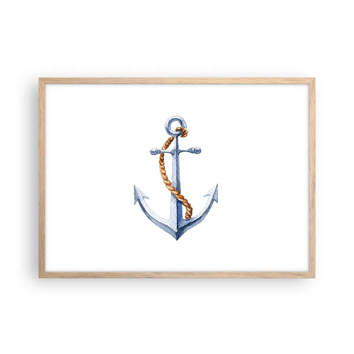 Póster en marco roble claro - ¡Ah, aventura! - 70x50 cm