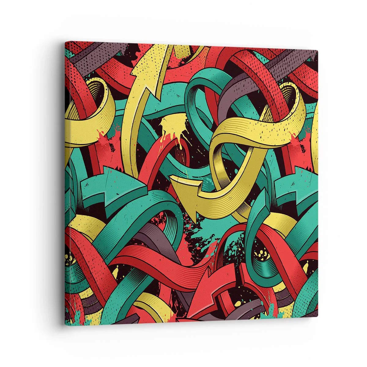 Cuadro sobre lienzo - Impresión de Imagen - ¿Qué camino tomar? - 30x30 cm