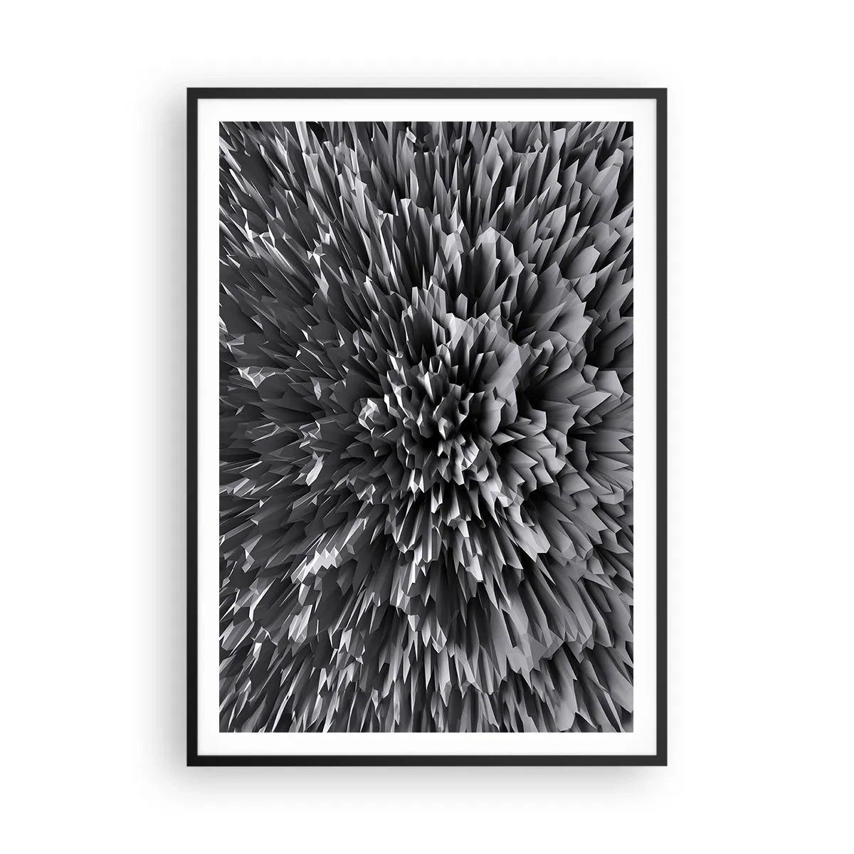 Póster en marco negro - No puede ser más afilado - 70x100 cm