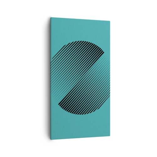 Cuadro sobre lienzo - Impresión de Imagen - El círculo: una variación geométrica - 55x100 cm