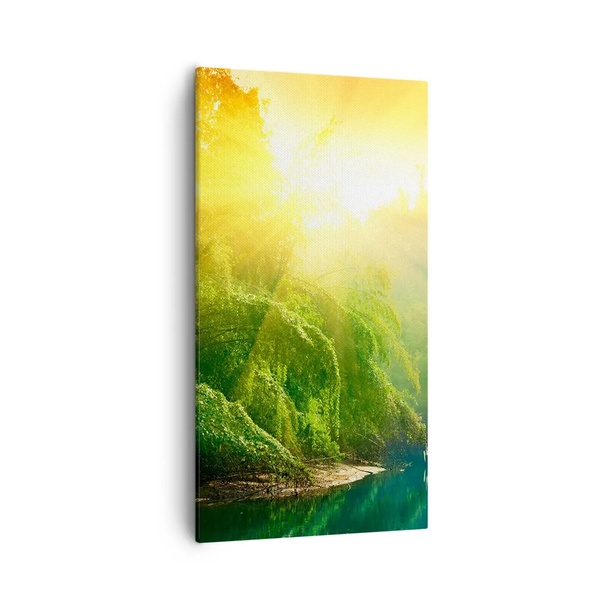 Cuadro sobre lienzo - Impresión de Imagen - Ahogarse en el sol y la sombra - 55x100 cm