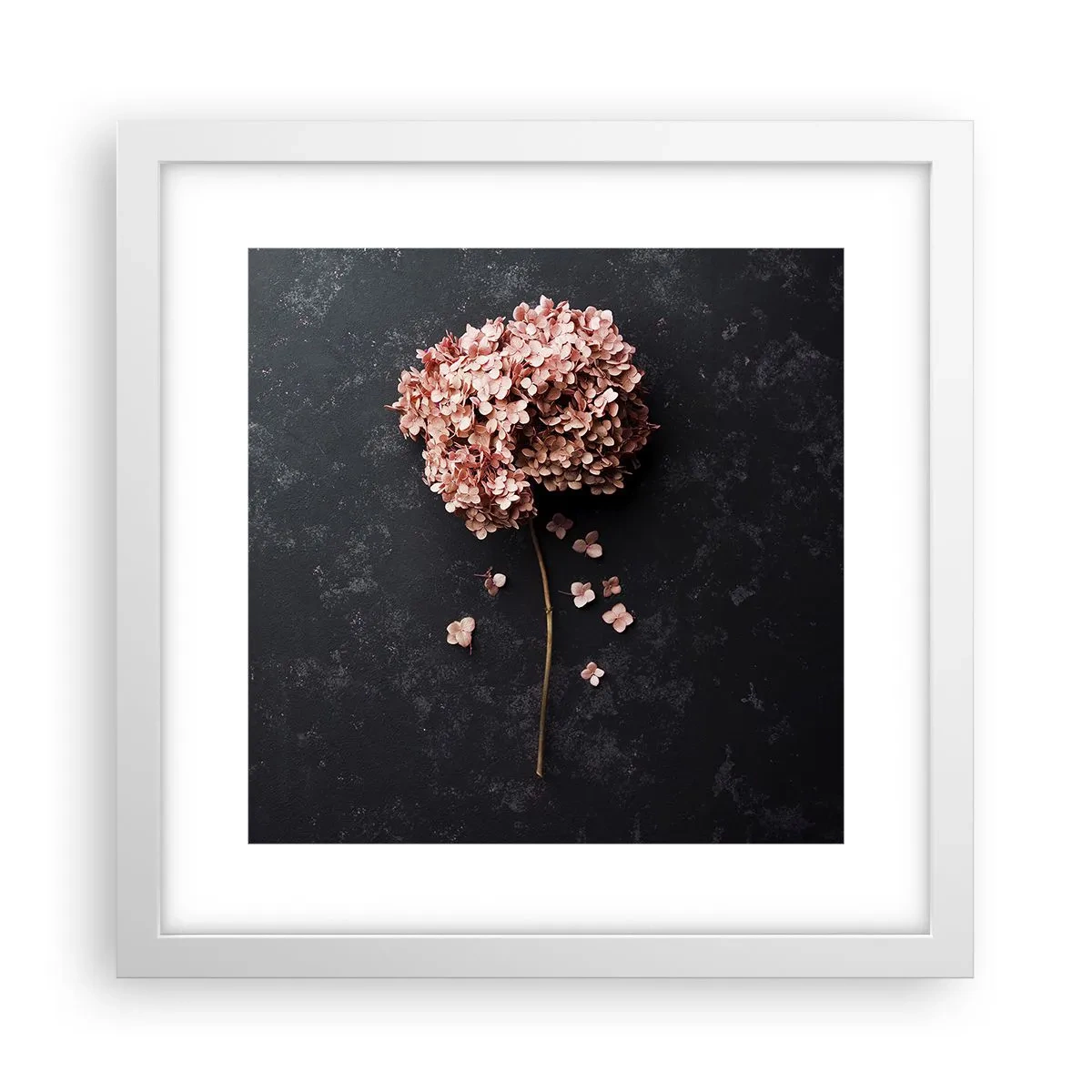 Póster en marco blanco - Un signo verdaderamente romántico - 30x30 cm