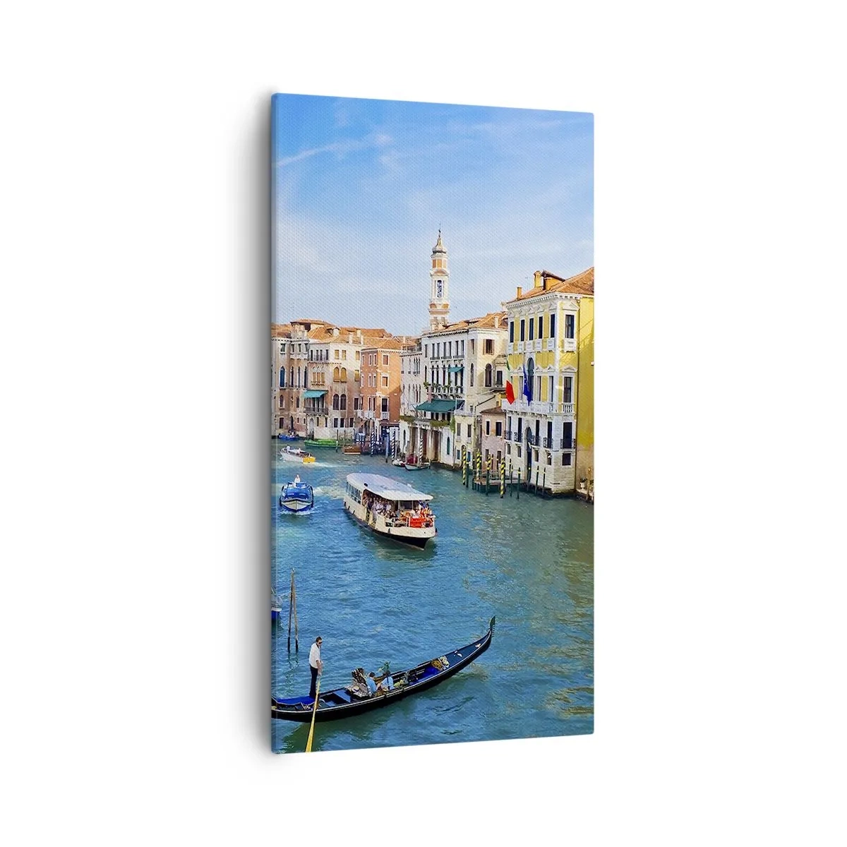 Cuadro sobre lienzo - Impresión de Imagen - Tráfico único en el mundo - 55x100 cm