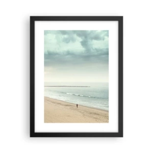 Póster en marco negro - En busca de la paz - 30x40 cm